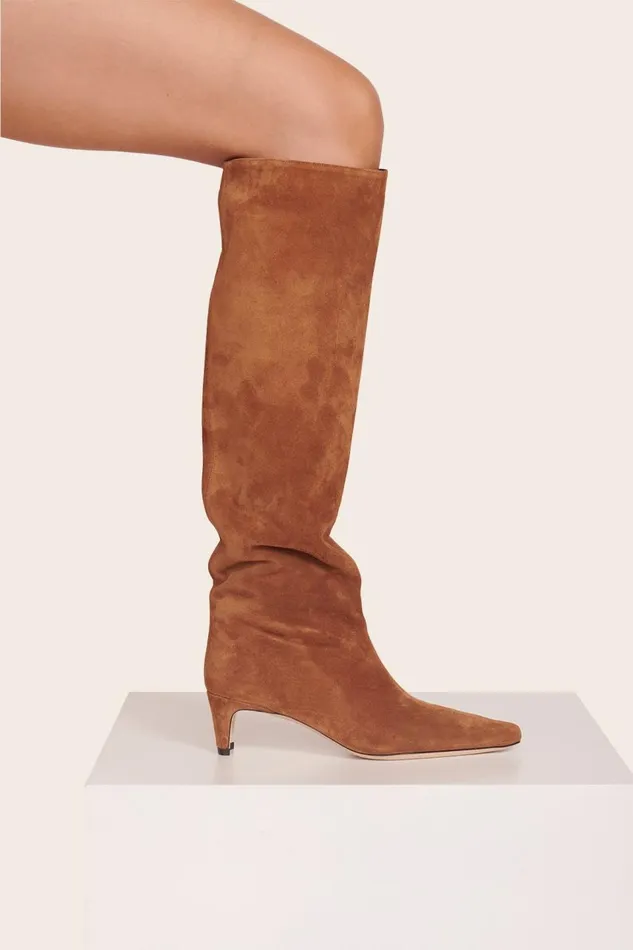 STAUD Boots Women STAUD WALLY BOOT TAN SUEDE STAUD Boots Women STAUD WALLY BOOT TAN SUEDE