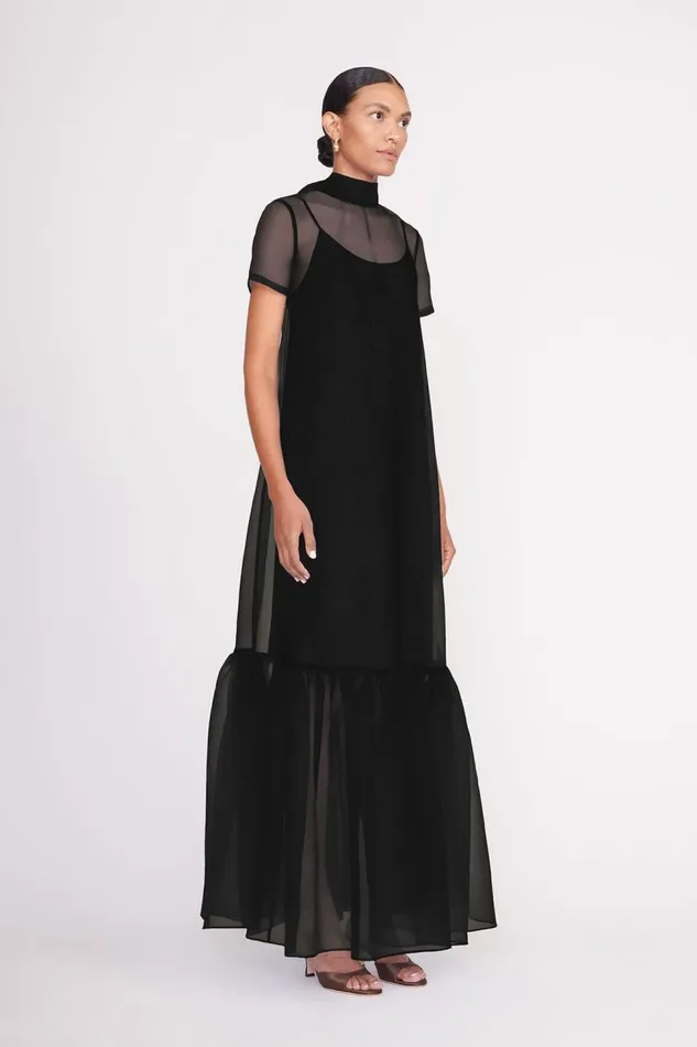 STAUD Bridal Women STAUD CALLUNA DRESS BLACK STAUD Bridal Women STAUD CALLUNA DRESS BLACK