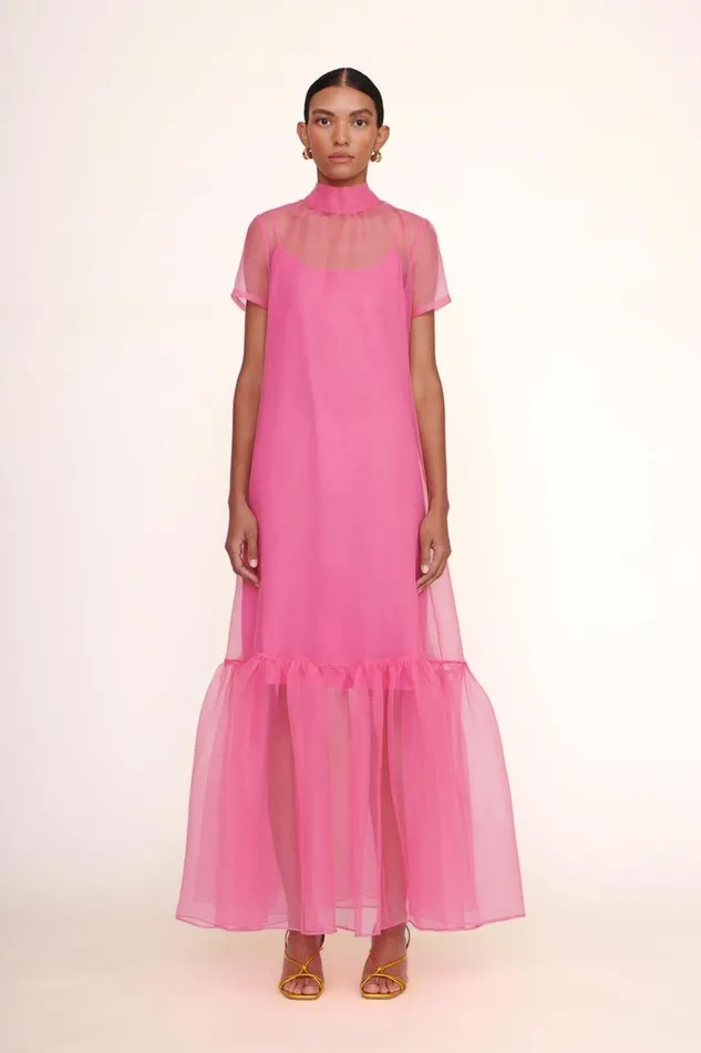 STAUD Bridal Women STAUD CALLUNA DRESS BLUSH