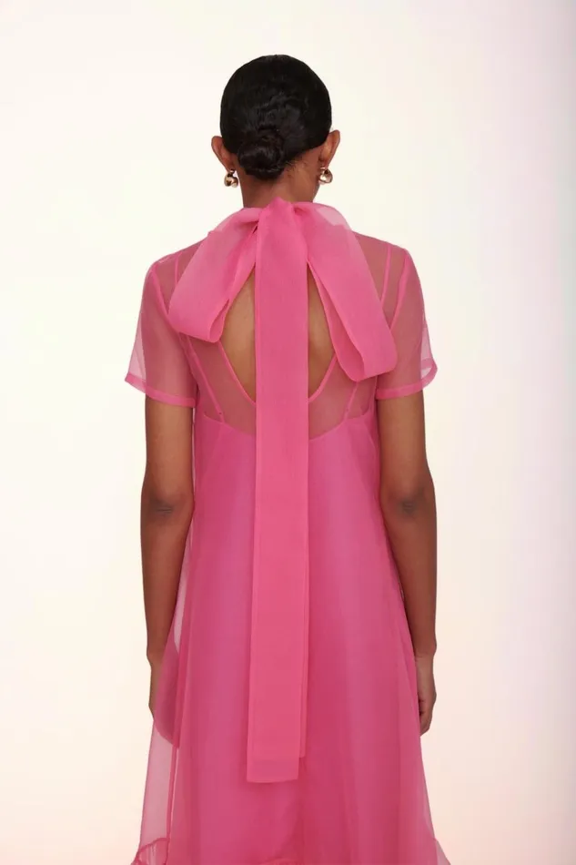 STAUD Bridal Women STAUD CALLUNA DRESS BLUSH STAUD Bridal Women STAUD CALLUNA DRESS BLUSH