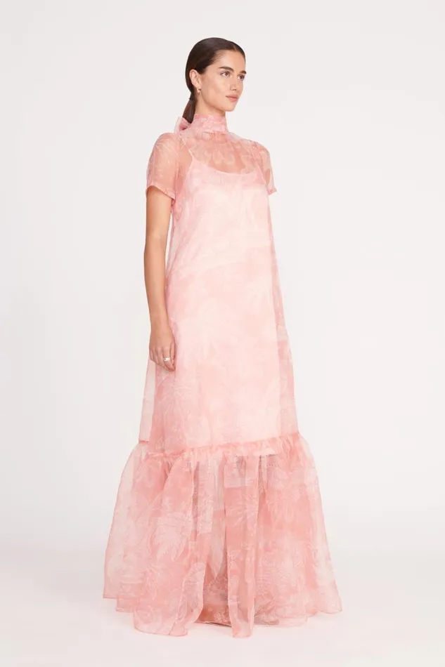 STAUD Bridal Women STAUD CALLUNA DRESS CHERRY BLOSSOM IVORY TOILE STAUD Bridal Women STAUD CALLUNA DRESS CHERRY BLOSSOM IVORY TOILE