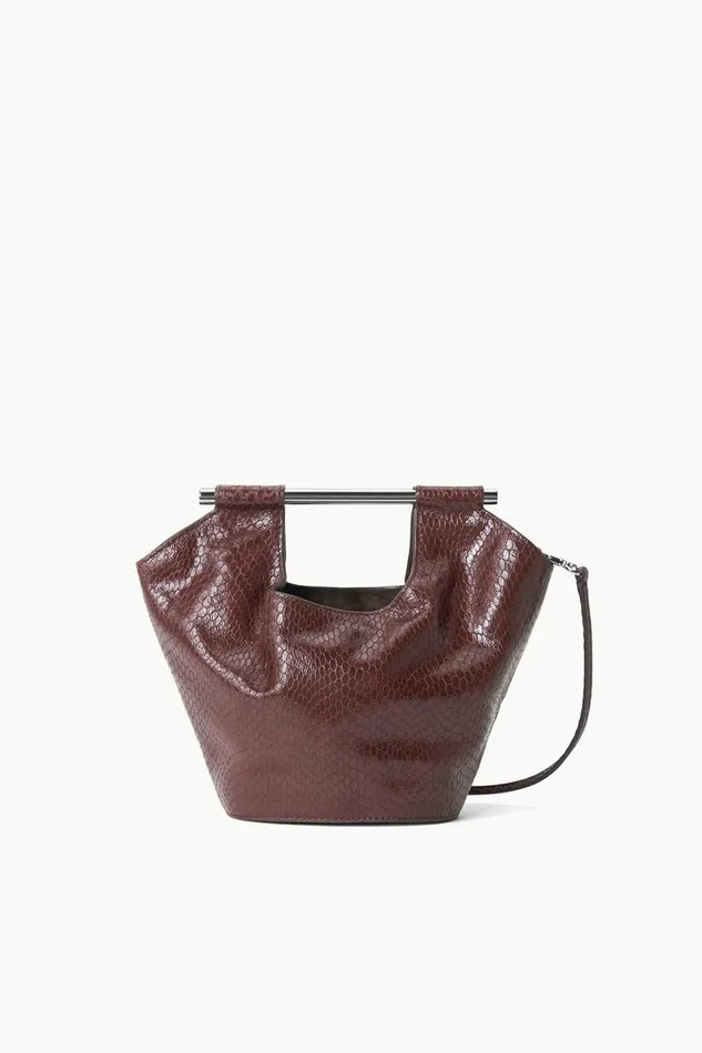 STAUD Bucket Women STAUD MAR MINI BUCKET BAG MAHOGANY