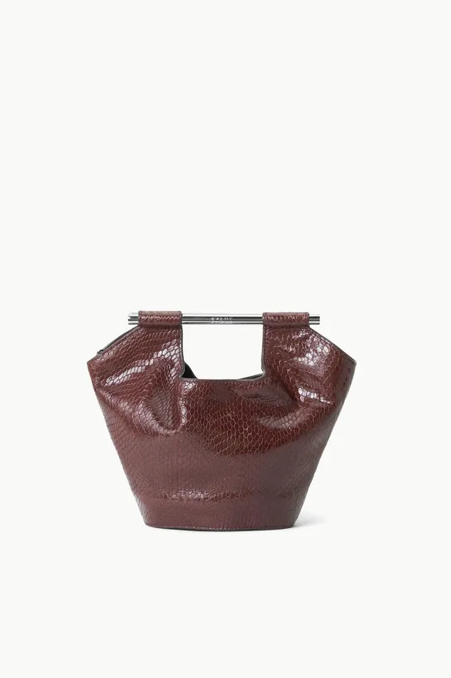 STAUD Bucket Women STAUD MAR MINI BUCKET BAG MAHOGANY STAUD Bucket Women STAUD MAR MINI BUCKET BAG MAHOGANY