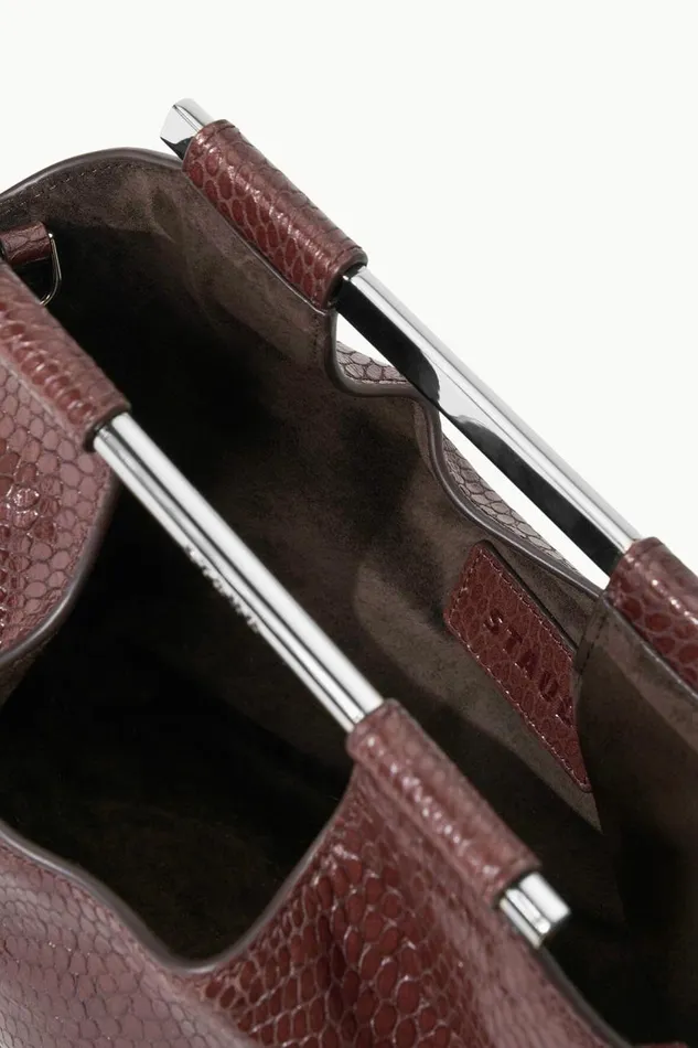 STAUD Bucket Women STAUD MAR MINI BUCKET BAG MAHOGANY STAUD Bucket Women STAUD MAR MINI BUCKET BAG MAHOGANY