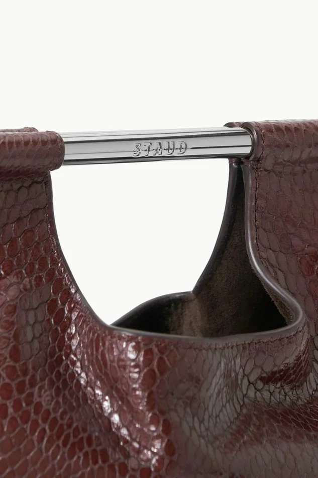 STAUD Bucket Women STAUD MAR MINI BUCKET BAG MAHOGANY STAUD Bucket Women STAUD MAR MINI BUCKET BAG MAHOGANY