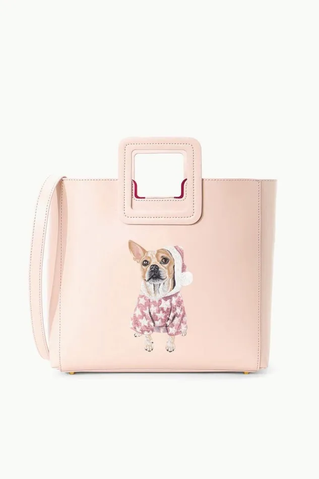 STAUD Custom Handbags Women STAUD CUSTOM SHIRLEY LEATHER BAG BLUSH