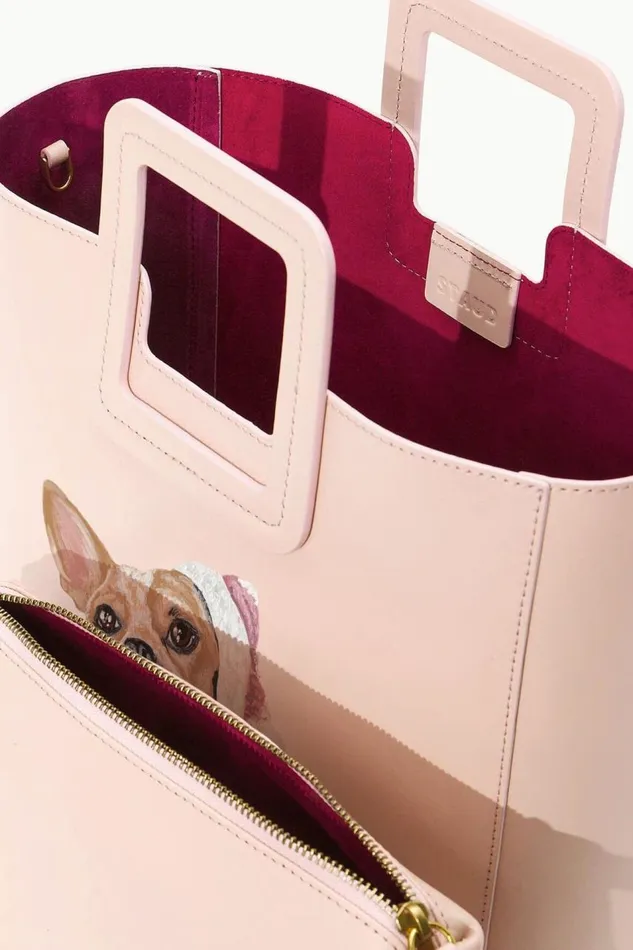 STAUD Custom Handbags Women STAUD CUSTOM SHIRLEY LEATHER BAG BLUSH STAUD Custom Handbags Women STAUD CUSTOM SHIRLEY LEATHER BAG BLUSH