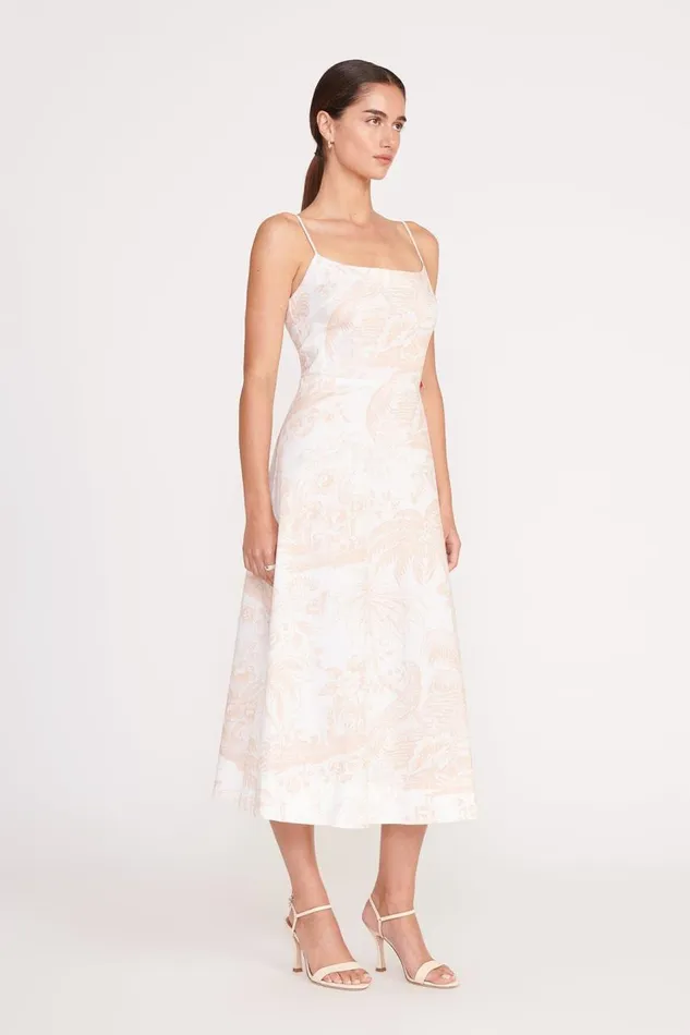 STAUD Dresses Women STAUD AMARANTH DRESS IVORY BEIGE TOILE STAUD Dresses Women STAUD AMARANTH DRESS IVORY BEIGE TOILE