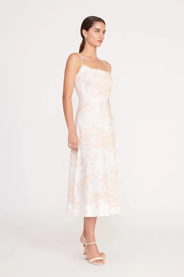STAUD Dresses Women STAUD AMARANTH DRESS IVORY BEIGE TOILE STAUD Dresses Women STAUD AMARANTH DRESS IVORY BEIGE TOILE