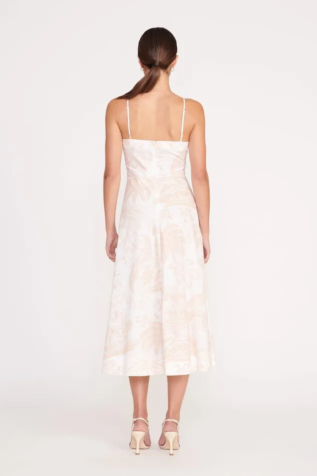 STAUD Dresses Women STAUD AMARANTH DRESS IVORY BEIGE TOILE STAUD Dresses Women STAUD AMARANTH DRESS IVORY BEIGE TOILE