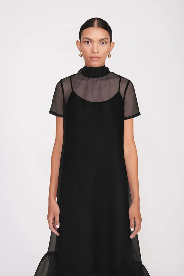 STAUD Dresses Women STAUD CALLUNA DRESS BLACK STAUD Dresses Women STAUD CALLUNA DRESS BLACK