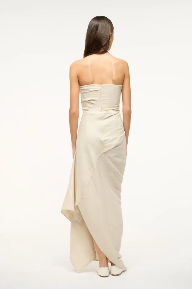 STAUD Dresses Women STAUD CARAVAGGIO DRESS NATURAL STAUD Dresses Women STAUD CARAVAGGIO DRESS NATURAL