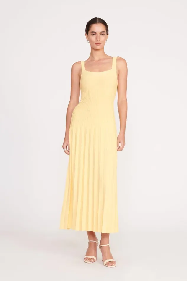 STAUD Dresses Women STAUD ELLISON DRESS LEMON DROP