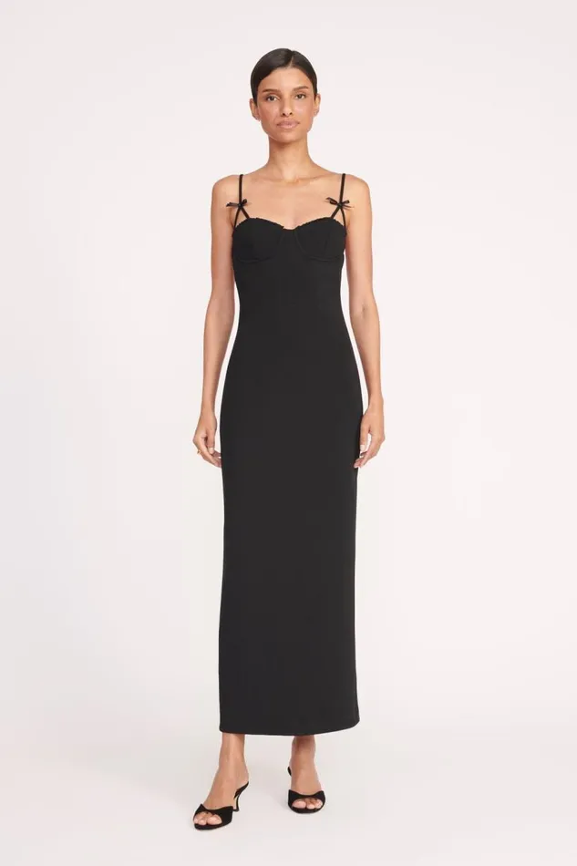 STAUD Dresses Women STAUD GEORGINA DRESS BLACK