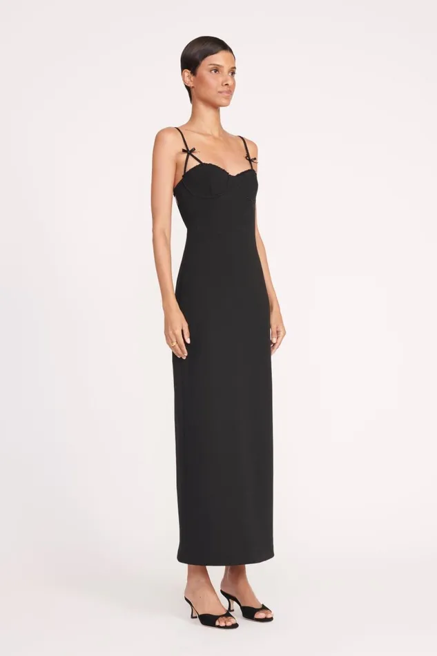 STAUD Dresses Women STAUD GEORGINA DRESS BLACK STAUD Dresses Women STAUD GEORGINA DRESS BLACK