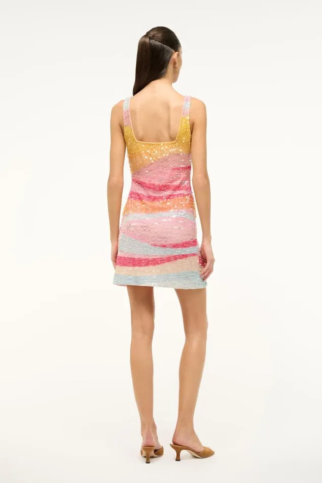 STAUD Dresses Women STAUD LE SABLE DRESS SUNSET STAUD Dresses Women STAUD LE SABLE DRESS SUNSET