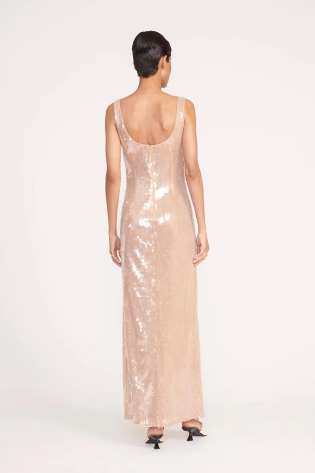 STAUD Dresses Women STAUD MAXI LE SABLE DRESS BEIGE STAUD Dresses Women STAUD MAXI LE SABLE DRESS BEIGE
