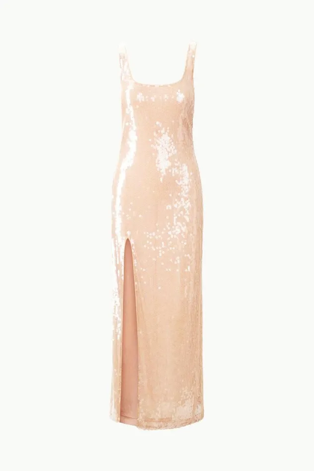 STAUD Dresses Women STAUD MAXI LE SABLE DRESS BEIGE STAUD Dresses Women STAUD MAXI LE SABLE DRESS BEIGE
