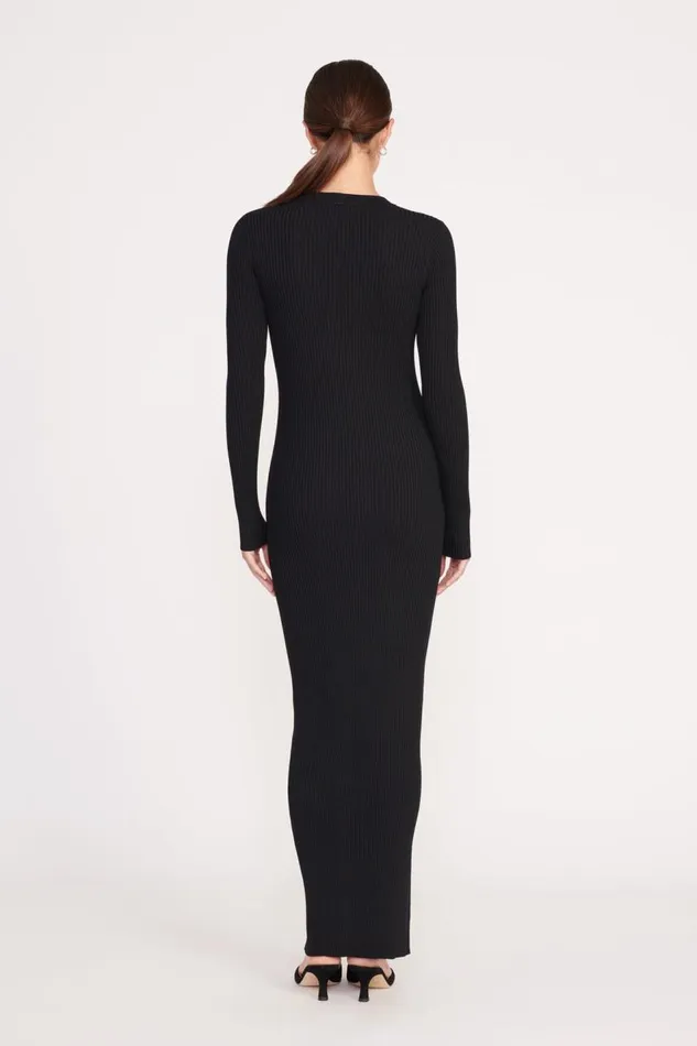STAUD Dresses Women STAUD MAXI SHOKO SWEATER BLACK STAUD Dresses Women STAUD MAXI SHOKO SWEATER BLACK