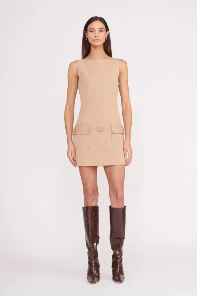 STAUD Dresses Women STAUD SHEILA DRESS CAMEL