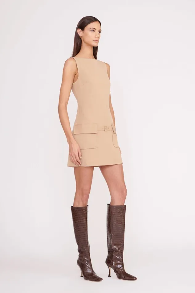 STAUD Dresses Women STAUD SHEILA DRESS CAMEL STAUD Dresses Women STAUD SHEILA DRESS CAMEL