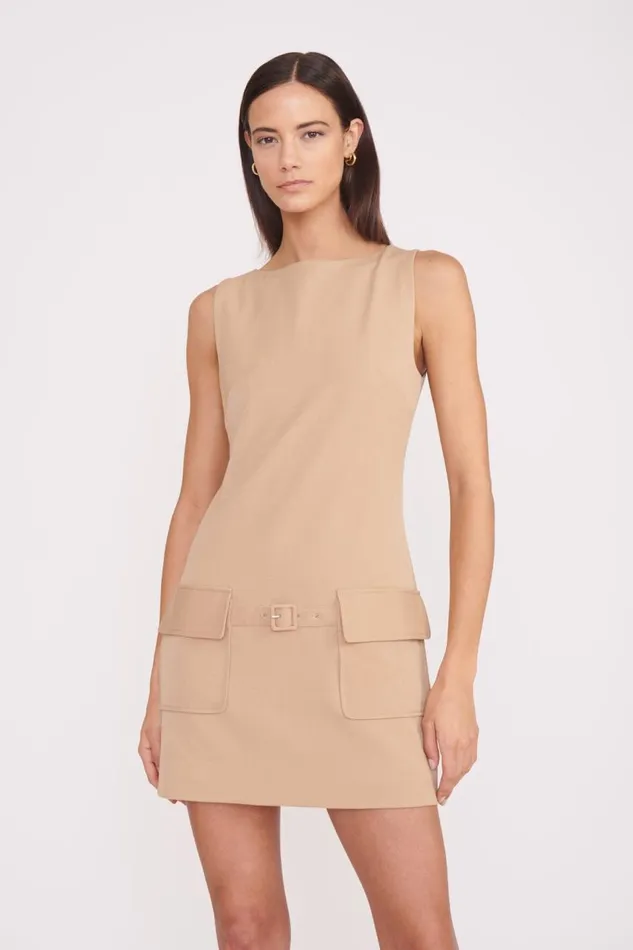 STAUD Dresses Women STAUD SHEILA DRESS CAMEL STAUD Dresses Women STAUD SHEILA DRESS CAMEL