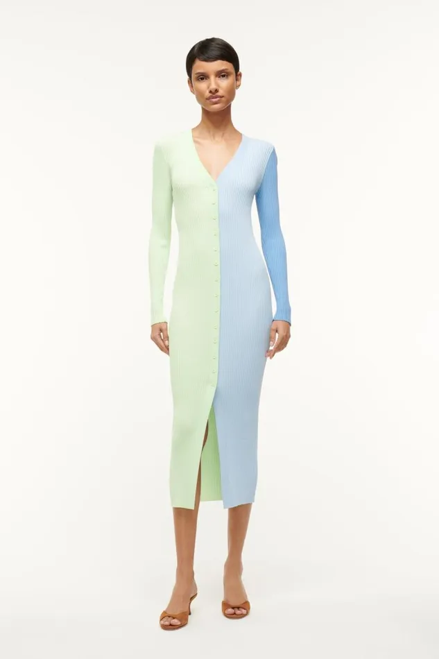 STAUD Dresses Women STAUD SHOKO SWEATER MATCHA SHERBET