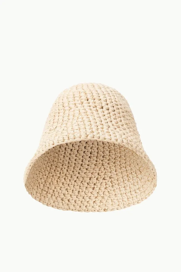 STAUD Hats Women STAUD CROCHET HAT NATURAL STAUD Hats Women STAUD CROCHET HAT NATURAL