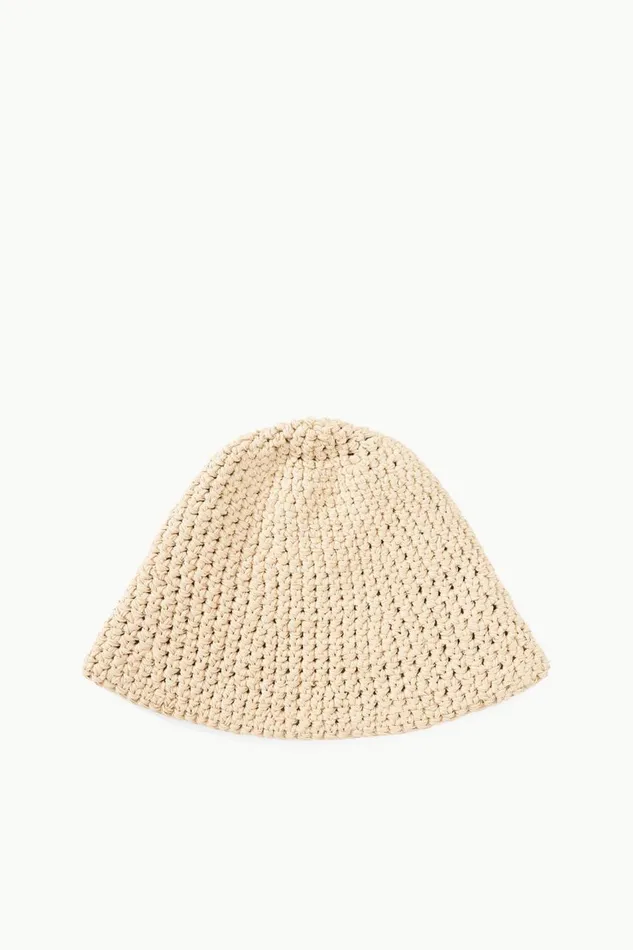 STAUD Hats Women STAUD CROCHET HAT NATURAL STAUD Hats Women STAUD CROCHET HAT NATURAL