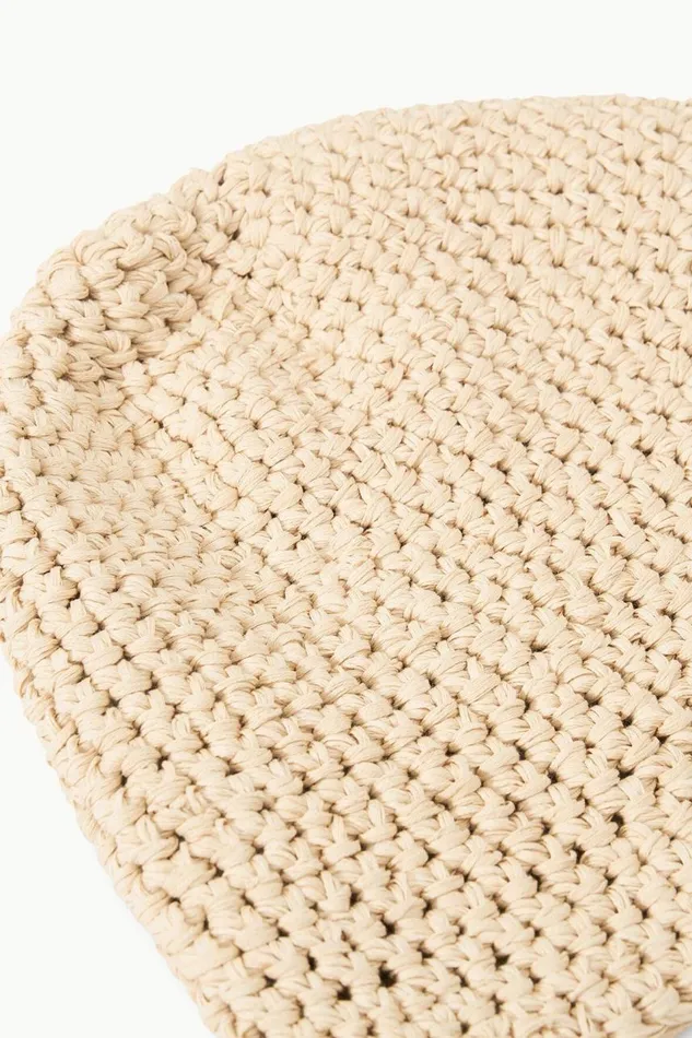 STAUD Hats Women STAUD CROCHET HAT NATURAL STAUD Hats Women STAUD CROCHET HAT NATURAL