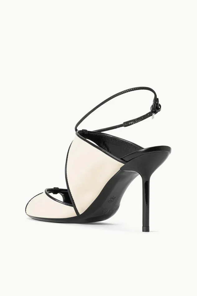 STAUD Heels Women STAUD EMILIA STILETTO CREAM BLACK STAUD Heels Women STAUD EMILIA STILETTO CREAM BLACK