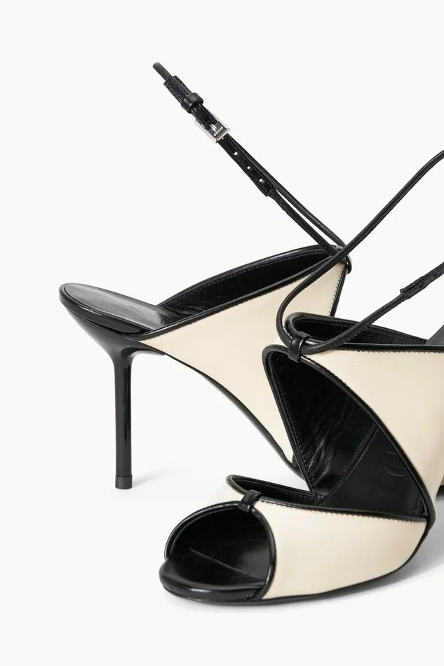 STAUD Heels Women STAUD EMILIA STILETTO CREAM BLACK STAUD Heels Women STAUD EMILIA STILETTO CREAM BLACK