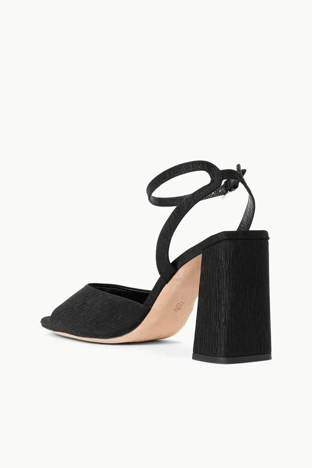 STAUD Heels Women STAUD SOLANGE HEEL BLACK GROSGRAIN STAUD Heels Women STAUD SOLANGE HEEL BLACK GROSGRAIN