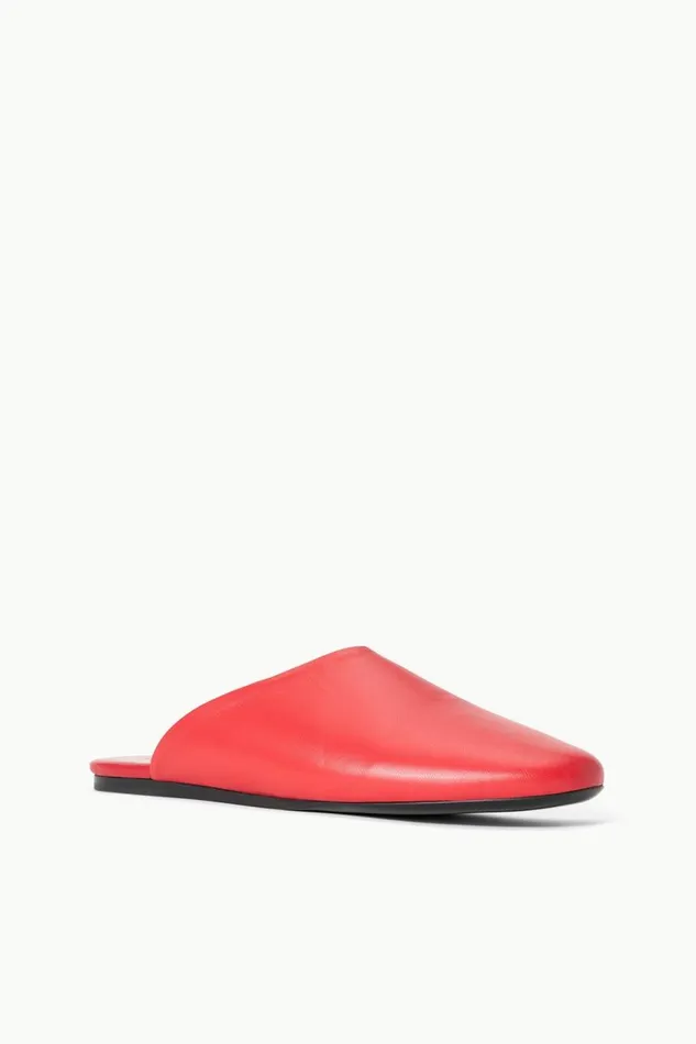 STAUD Mules and Flats Women STAUD ABBY SLIPPER RED ROSE STAUD Mules and Flats Women STAUD ABBY SLIPPER RED ROSE
