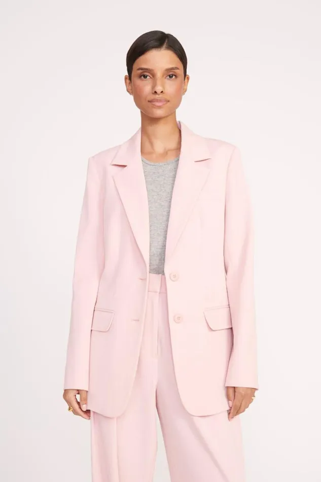 STAUD Outerwear and Jackets Women STAUD CITY BLAZER CHERRY BLOSSOM SUITING