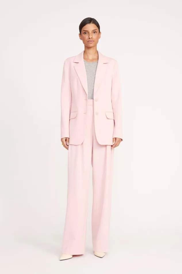 STAUD Outerwear and Jackets Women STAUD CITY BLAZER CHERRY BLOSSOM SUITING STAUD Outerwear and Jackets Women STAUD CITY BLAZER CHERRY BLOSSOM SUITING