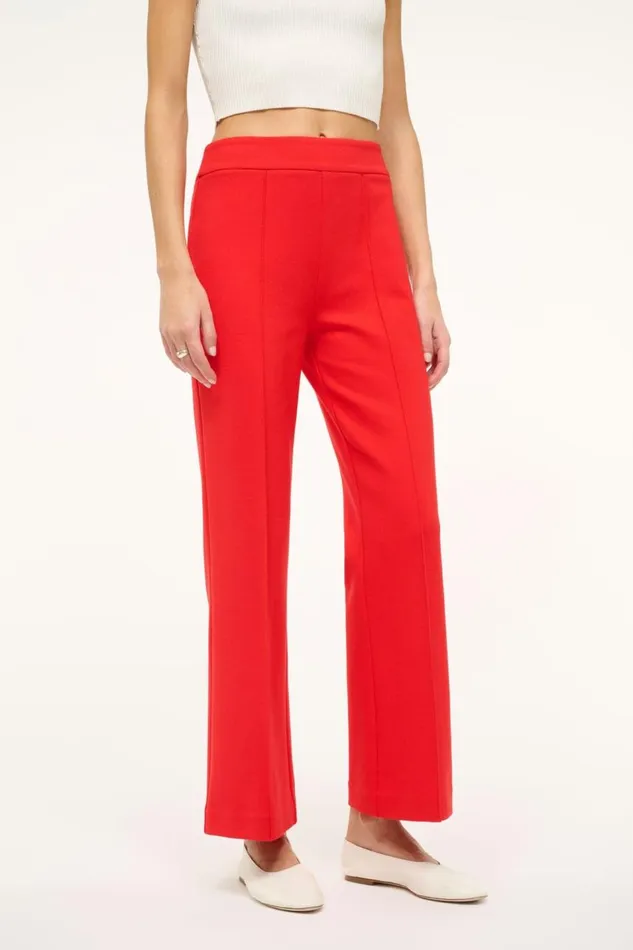 STAUD Pants and Shorts Women STAUD KNACK PANT RED ROSE STAUD Pants and Shorts Women STAUD KNACK PANT RED ROSE