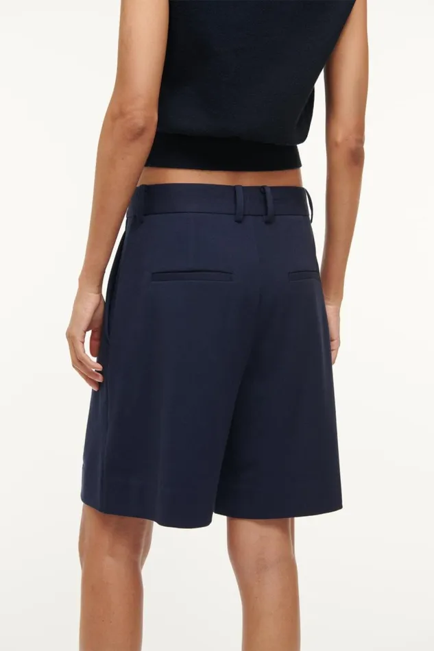 STAUD Pants and Shorts Women STAUD LONG LUISA SHORT NAVY STAUD Pants and Shorts Women STAUD LONG LUISA SHORT NAVY