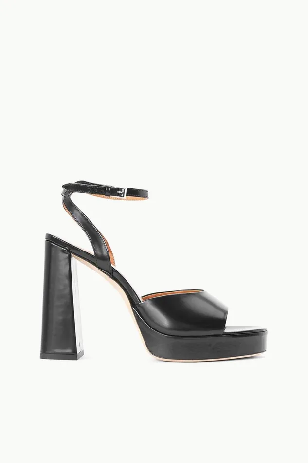 STAUD Platforms and Wedges Women STAUD SOLANGE PLATFORM BLACK