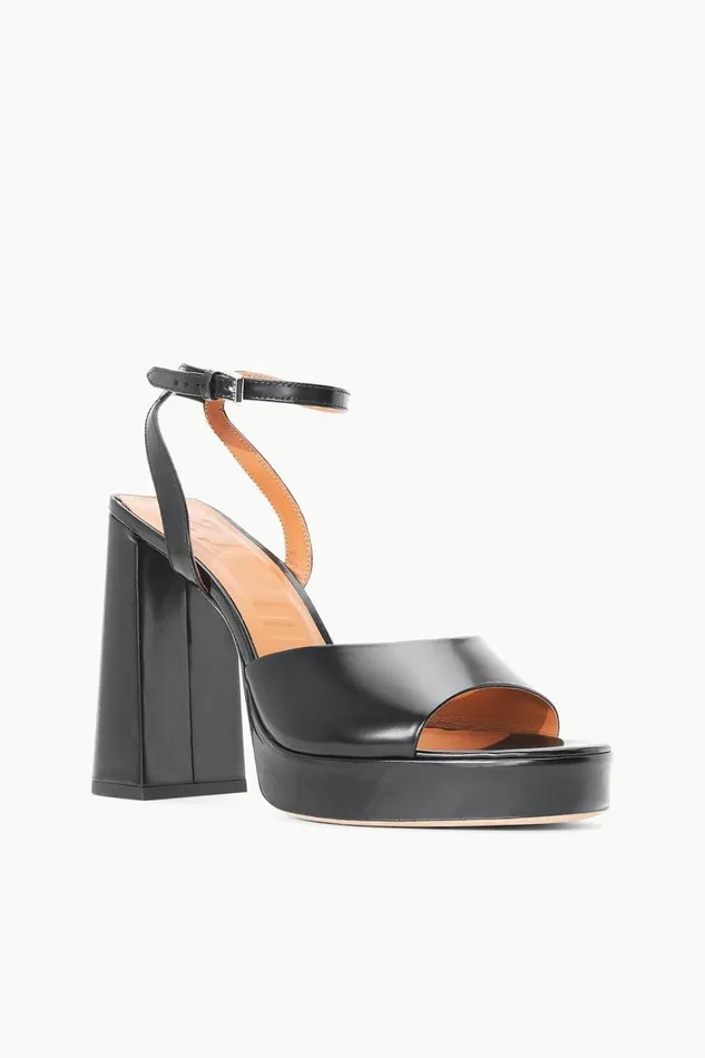 STAUD Platforms and Wedges Women STAUD SOLANGE PLATFORM BLACK