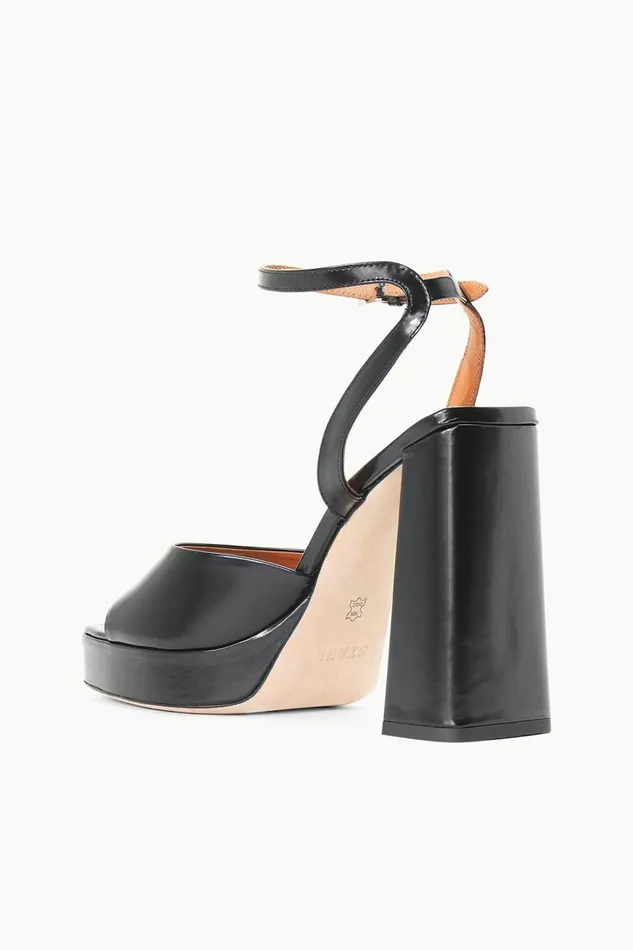 STAUD Platforms and Wedges Women STAUD SOLANGE PLATFORM BLACK
