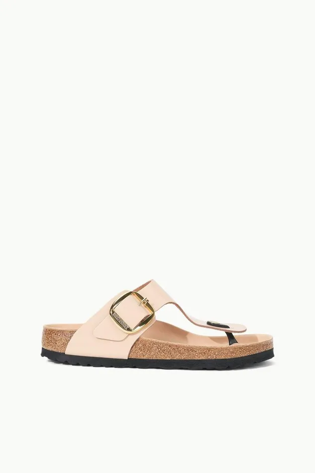 STAUD Sandals Women BIRKENSTOCK GIZEH BIG BUCKLE SANDAL HIGH SHINE NEW BEIGE