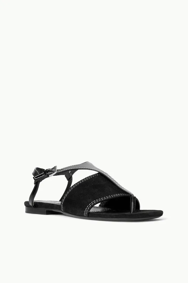 STAUD Sandals Women STAUD PURA VIDA FLAT SANDAL BLACK STAUD Sandals Women STAUD PURA VIDA FLAT SANDAL BLACK
