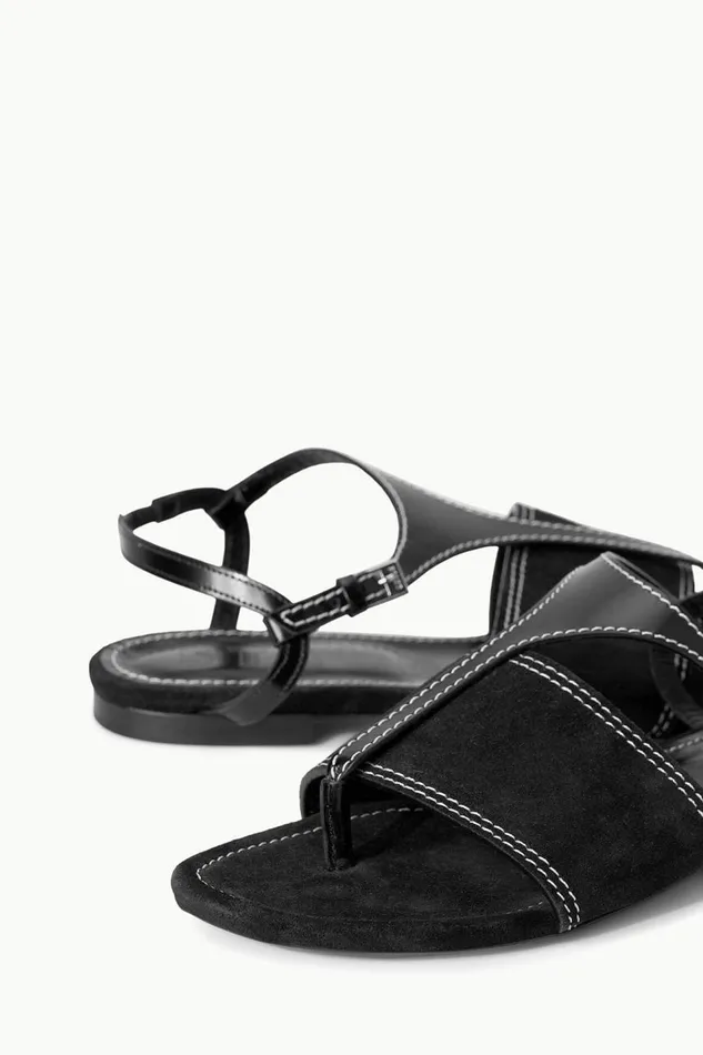 STAUD Sandals Women STAUD PURA VIDA FLAT SANDAL BLACK STAUD Sandals Women STAUD PURA VIDA FLAT SANDAL BLACK