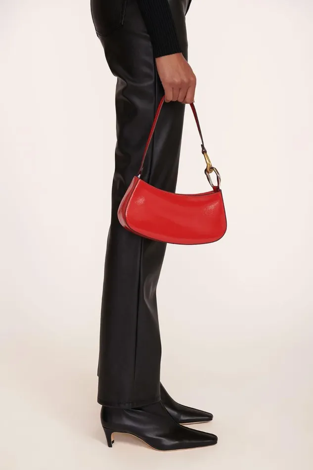 STAUD Shoulder Women STAUD OLLIE BAG CHERRY STAUD Shoulder Women STAUD OLLIE BAG CHERRY