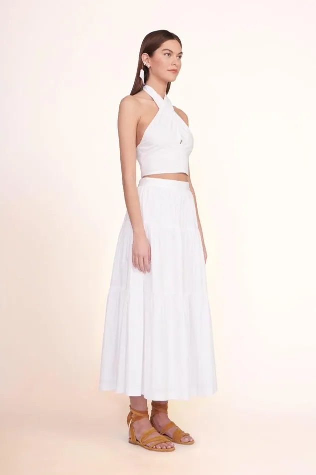 STAUD Skirts Women STAUD SEA SKIRT WHITE STAUD Skirts Women STAUD SEA SKIRT WHITE