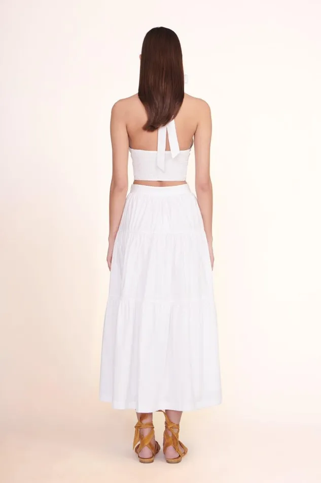 STAUD Skirts Women STAUD SEA SKIRT WHITE STAUD Skirts Women STAUD SEA SKIRT WHITE
