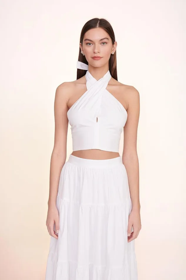 STAUD Skirts Women STAUD SEA SKIRT WHITE STAUD Skirts Women STAUD SEA SKIRT WHITE