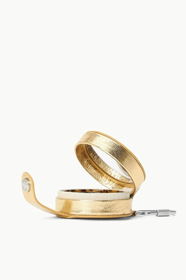 STAUD Small Leather Goods Women STAUD PILL CASE GOLD
