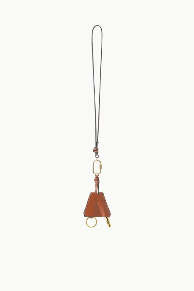 STAUD Small Leather Goods Women STAUD SAFETY WHISTLE KEY FOB TAN STAUD Small Leather Goods Women STAUD SAFETY WHISTLE KEY FOB TAN